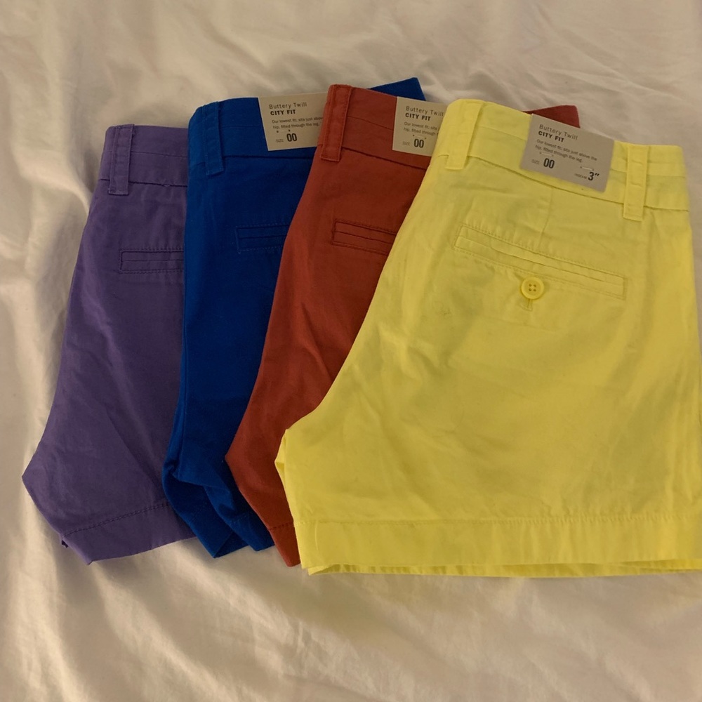J.Crew 3” buttery twill city fit shorts